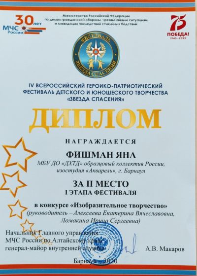 Достижение коллектива -2019-2020 учебный год