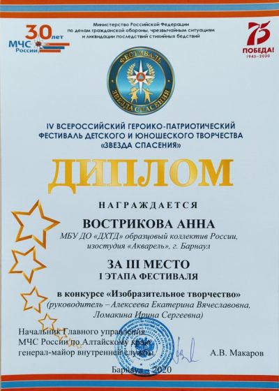 Достижение коллектива -2019-2020 учебный год