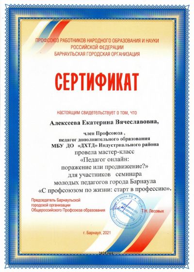 Достижения педагогов