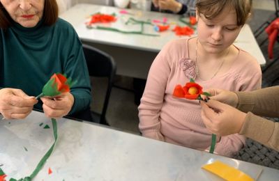 мастер-класс в изостудии «Акварель»