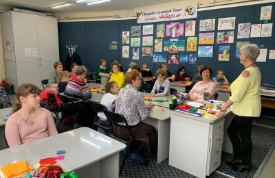 мастер-класс в изостудии «Акварель»