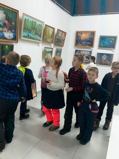 Изостудия « Акварель» на выставке « Слёт не союзных художников 35+»