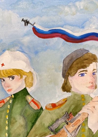 Виртуальная галерея изостудии «Акварель»«Мы помним! Мы гордимся!»