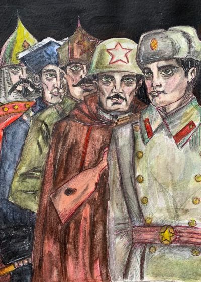 Виртуальная галерея изостудии «Акварель»«Мы помним! Мы гордимся!»