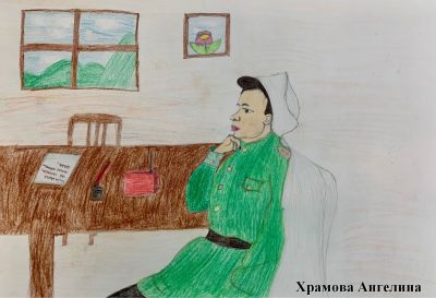 Выставка изостудии «Акварель», посвящённая Дню Победы. 2021