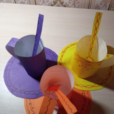 Выставка работ по мастер-классу руководителя изостудии «Акварель» Екатерина Алексеевой