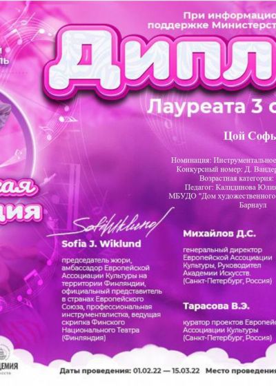 Достижения коллектива 2021-2022 учебный год
