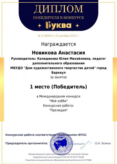 Достижения коллектива 2021-2022 учебный год