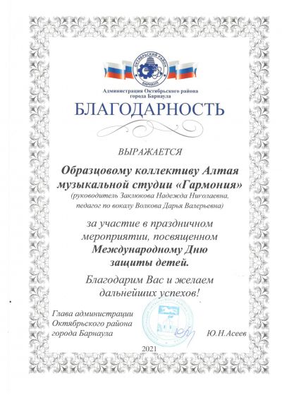 Достижения коллектива 2021-2022 учебный год