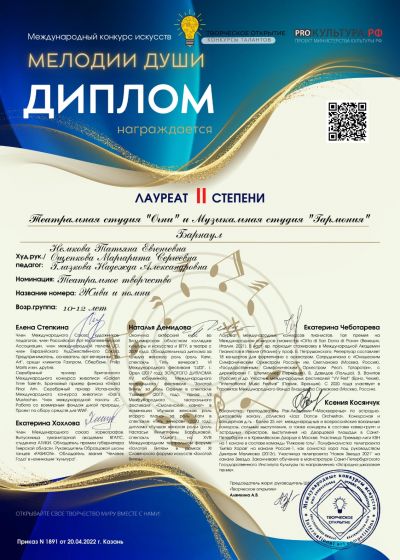 Достижения коллектива 2021-2022 учебный год