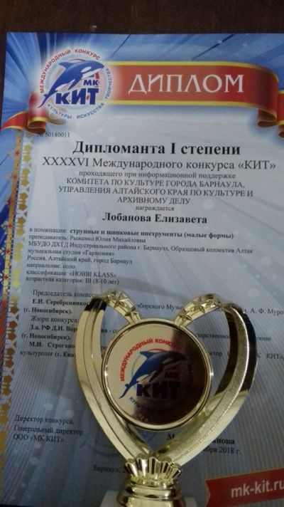 Участники XXXXVI Международного конкурса-фестиваля «КИТ»