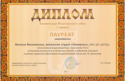 Достижения коллектива 2021-2022 учебный год