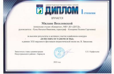 Достижения коллектива 2021-2022 учебный год