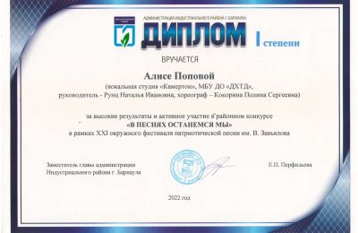 Достижения коллектива 2021-2022 учебный год