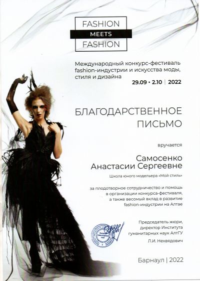 Достижения педагогов ШЮМ Мой стиль