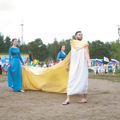 Школа юного модельера «Мой стиль» ДХТД города Барнаула в Международной летней детской деревне «Алтай 2019»