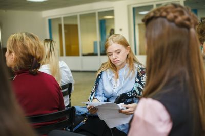 Школа юного модельера «Мой стиль» Дома художественного творчества детей Индустриального района на региональном отборочном этапе XII Международного конкурса молодых дизайнеров «Русский Силуэт» в городе Барнауле. 2018 год