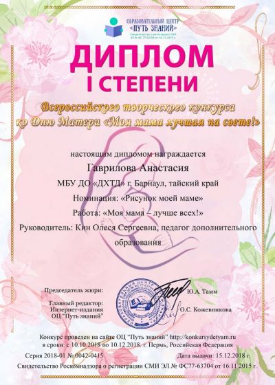 Достижения обучающихся студии изобразительного творчества «Палитра»Дома художественного творчества детей за 2018-2019 учебный год