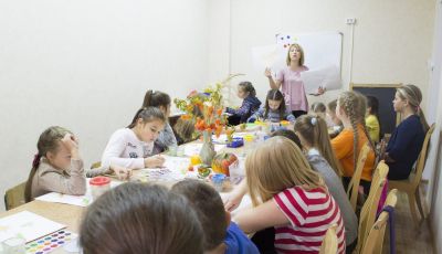 Фотографии открытых занятий студии изобразительного творчества Палитра