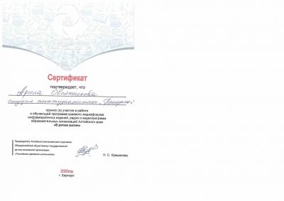 Победители в номинации 