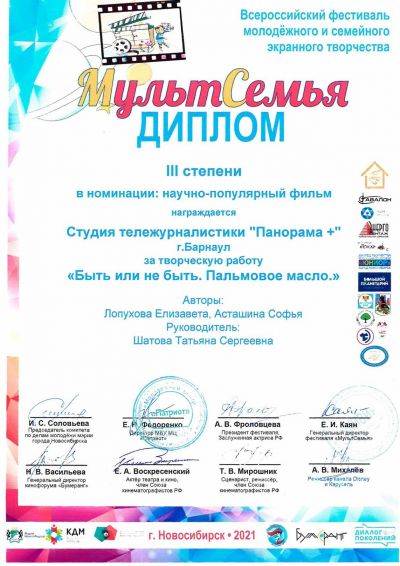 Победители в номинации 