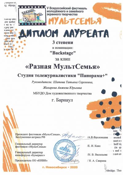 Победители в номинации 