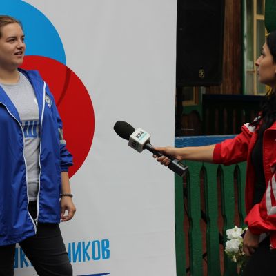 Студия тележурналистики «Панорама+» Дома художественного творчества детей города Барнаула  в краевом профильном лагере Российского движения школьников «Летний Фестиваль #РДШ22»
