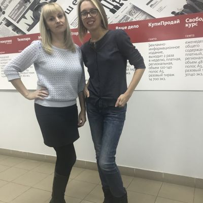 Руководитель студии тележурналистики «Панорама+»  Татьяна Сергеевна Шатова на семинаре в издательском доме «Алтапресс»
