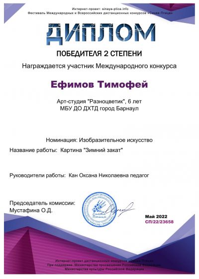 Достижения 2021-2022