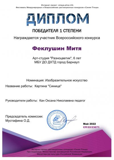 Достижения 2021-2022