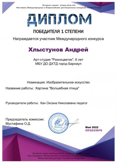 Достижения 2021-2022