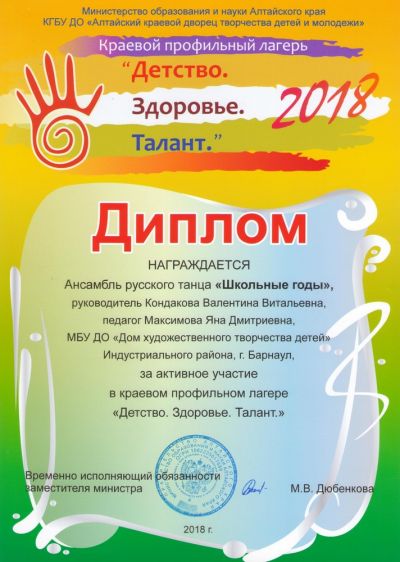 Достижения коллектива за 2017-2018 гг.
