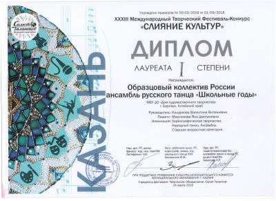 Достижения коллектива 2018-2019 учебный год