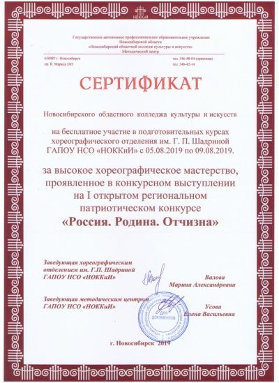 Достижения коллектива 2018-2019 учебный год