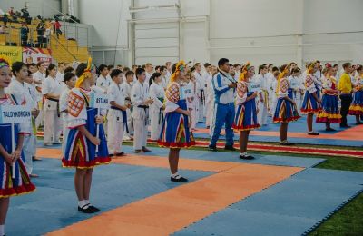 Фото участия школы каратэ Тикара додзё дома художественного творчества детей Барнаула в состязанияхв состязаниях