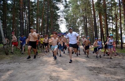 Тикара додзё Дома художественного творчества детей Барнаула в летнем лагере
