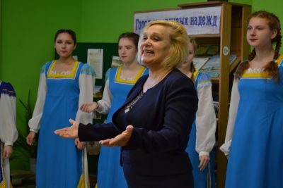 Выступления вокального ансамбля Веселинки в рамках реализации проекта  «Прояви заботу»