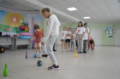 Игровая программа в подарок от коллег - профильного лагеря 