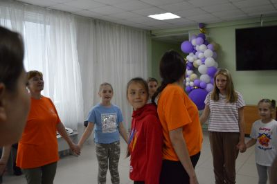 Игровая программа в подарок от коллег - профильного лагеря 