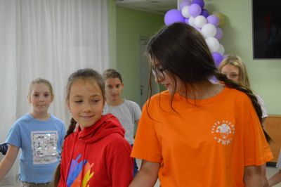 Игровая программа в подарок от коллег - профильного лагеря 