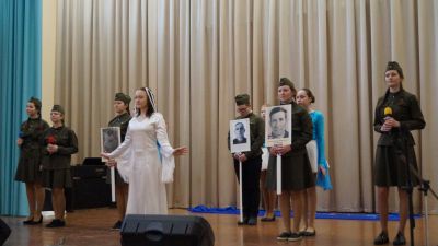 Районный этап окружного фестиваля патриотической песни им. В. Завьялова среди ОУ Индустриального района.
