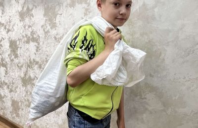 Экологическая акция «Крышки енота» в студии изобразительного творчества «Палитра»