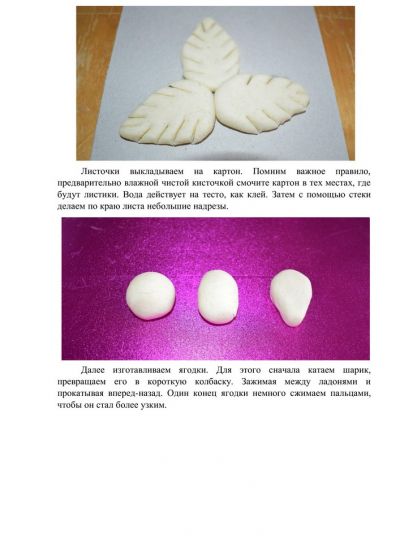 Земляничка (тестопластика). Мастер-класс